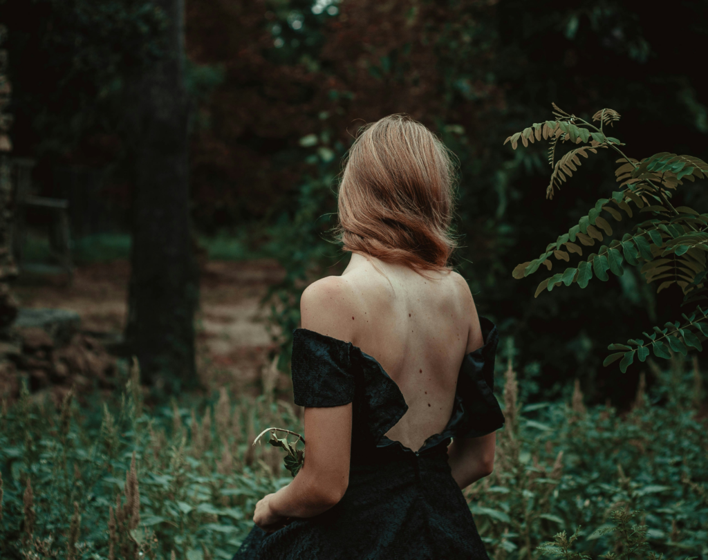 woman in nature
