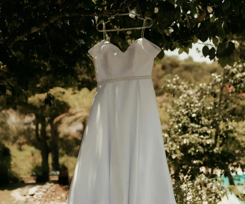dress on hanger