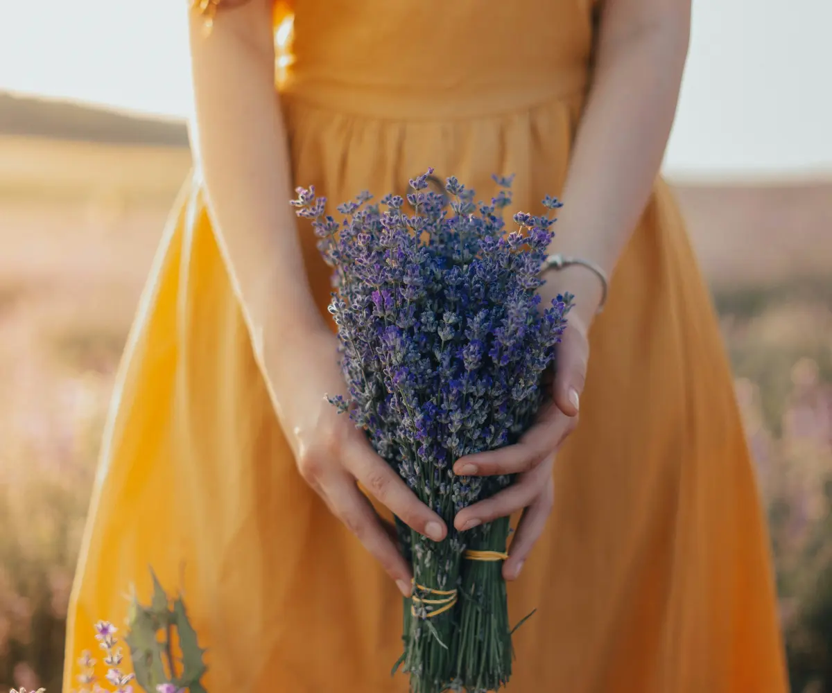 woman in yellow dress