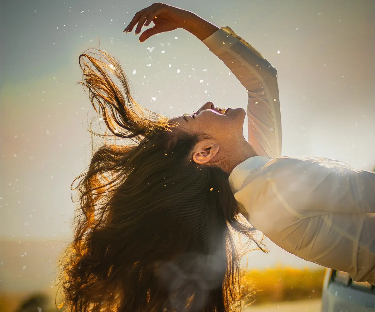 happy woman