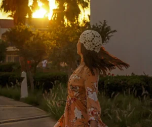 woman in summer