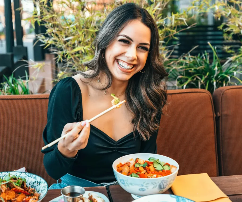 woman brunch