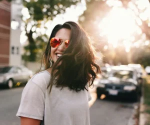 smiling woman