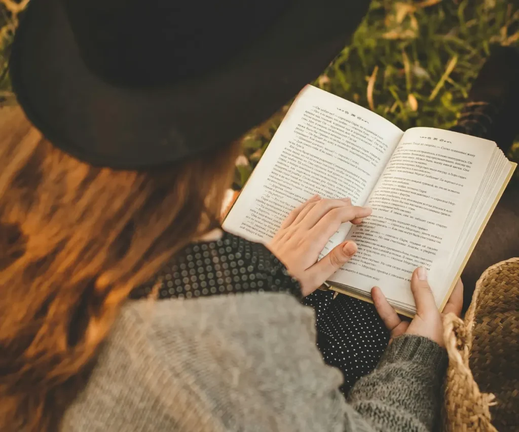 woman reading